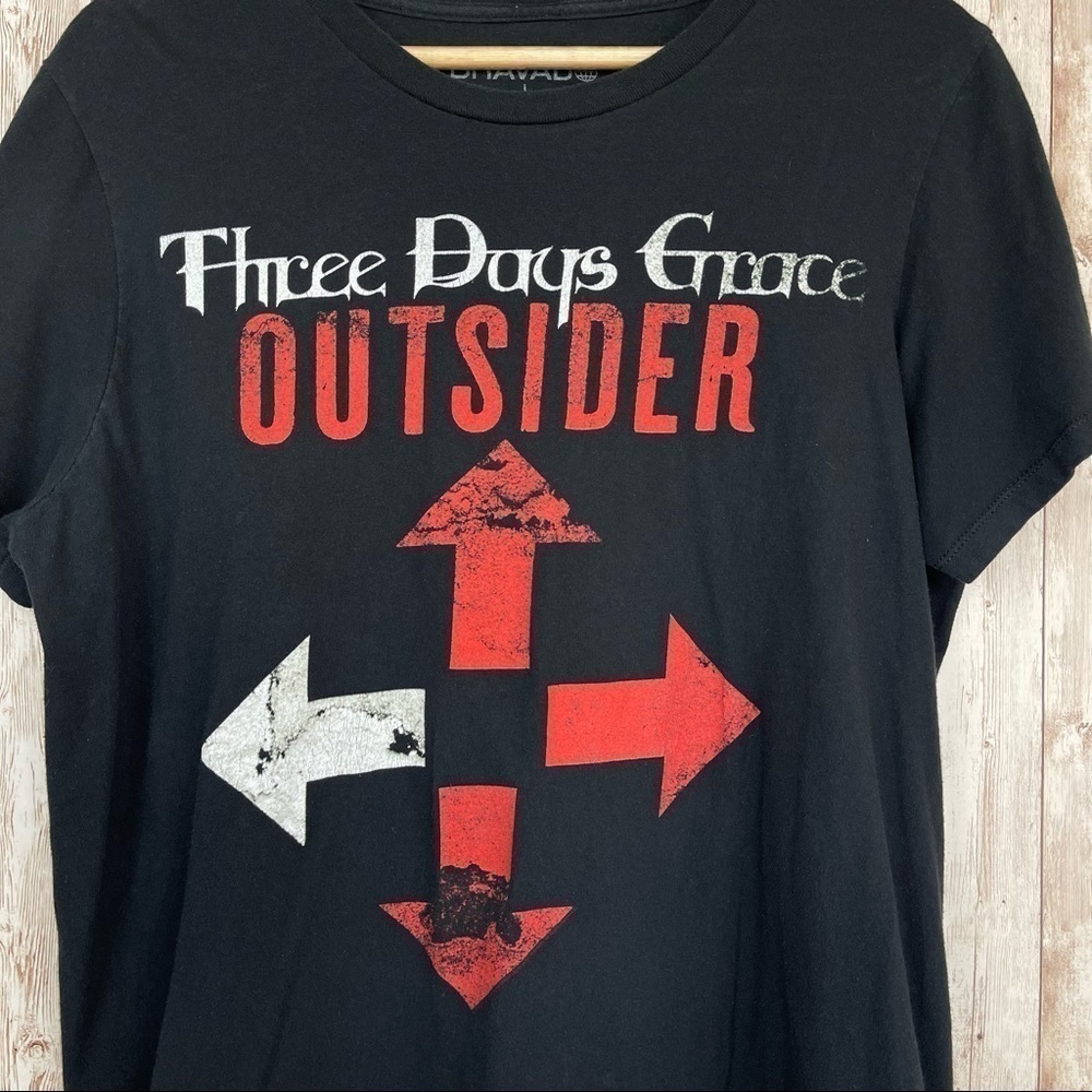 Bravado “Three Days Grace” Graphic Band Top Size Large Women - Picture 3 of 7